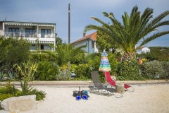 House view from the beach