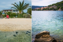 Cristal clear sea in front of the house