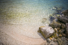 Cristal clear sea in front of the house